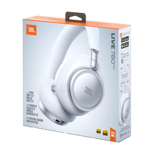 JBL JBLLIVE780NCWHTAM Auriculares LIVE 780 JC Bluetooth 80H Blanco