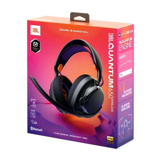 JBL JBLQTUM650BLK Auriculares Quantum 650 Inalámbrico Bluetooth 5.3