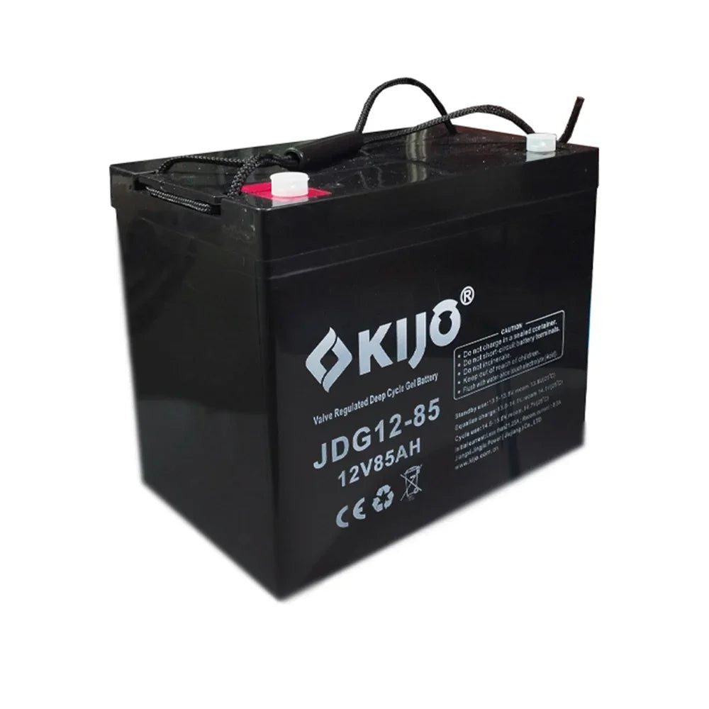 KIJO JDG-12-85AH Bateria 12V-85AH AGM-GEL para UPS y Paneles Solares 25.8x16.8x21.4cm
