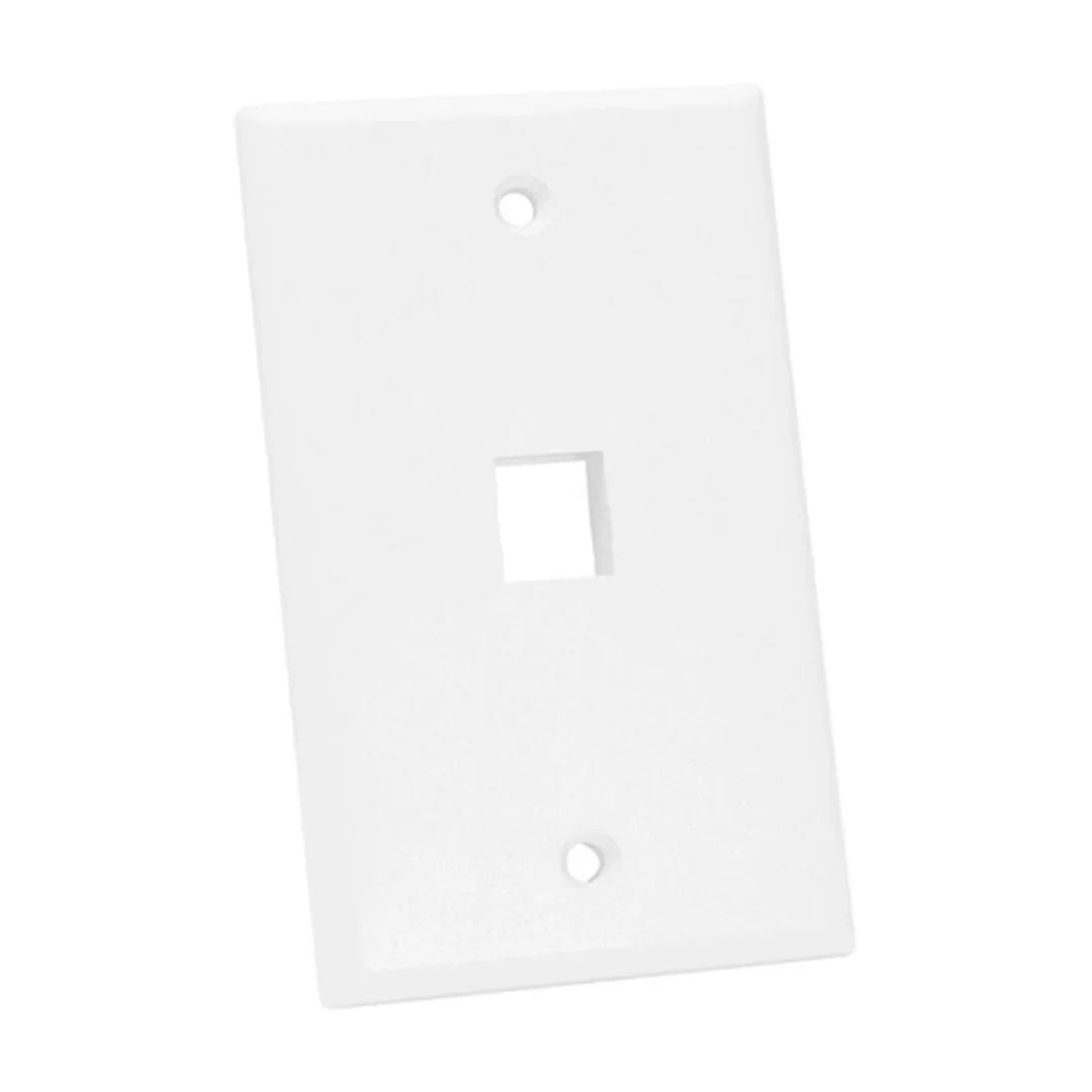 DIXON JE3001WH Faceplate placa frontal simple 1 Puerto blanco