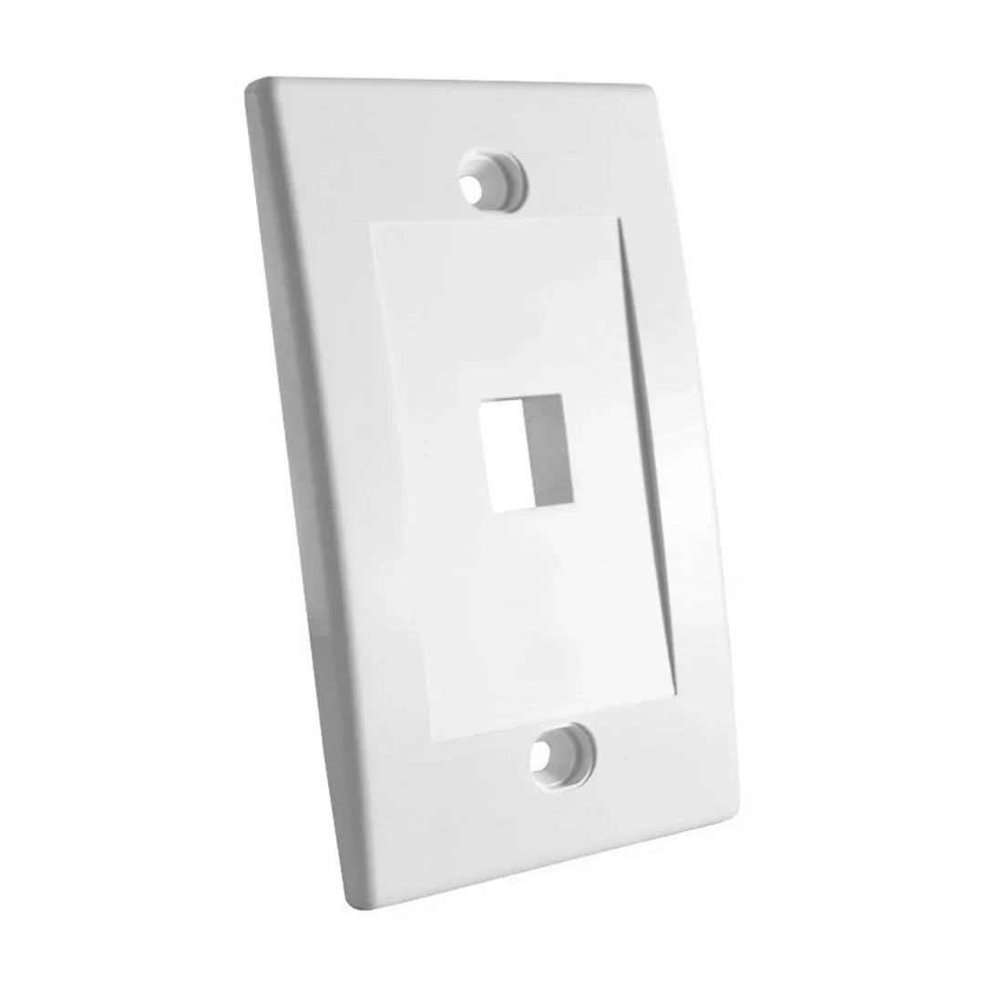 DIXON JE317A-V1/WH Faceplate Placa frontal ejecutiva 1 Puerto blanco