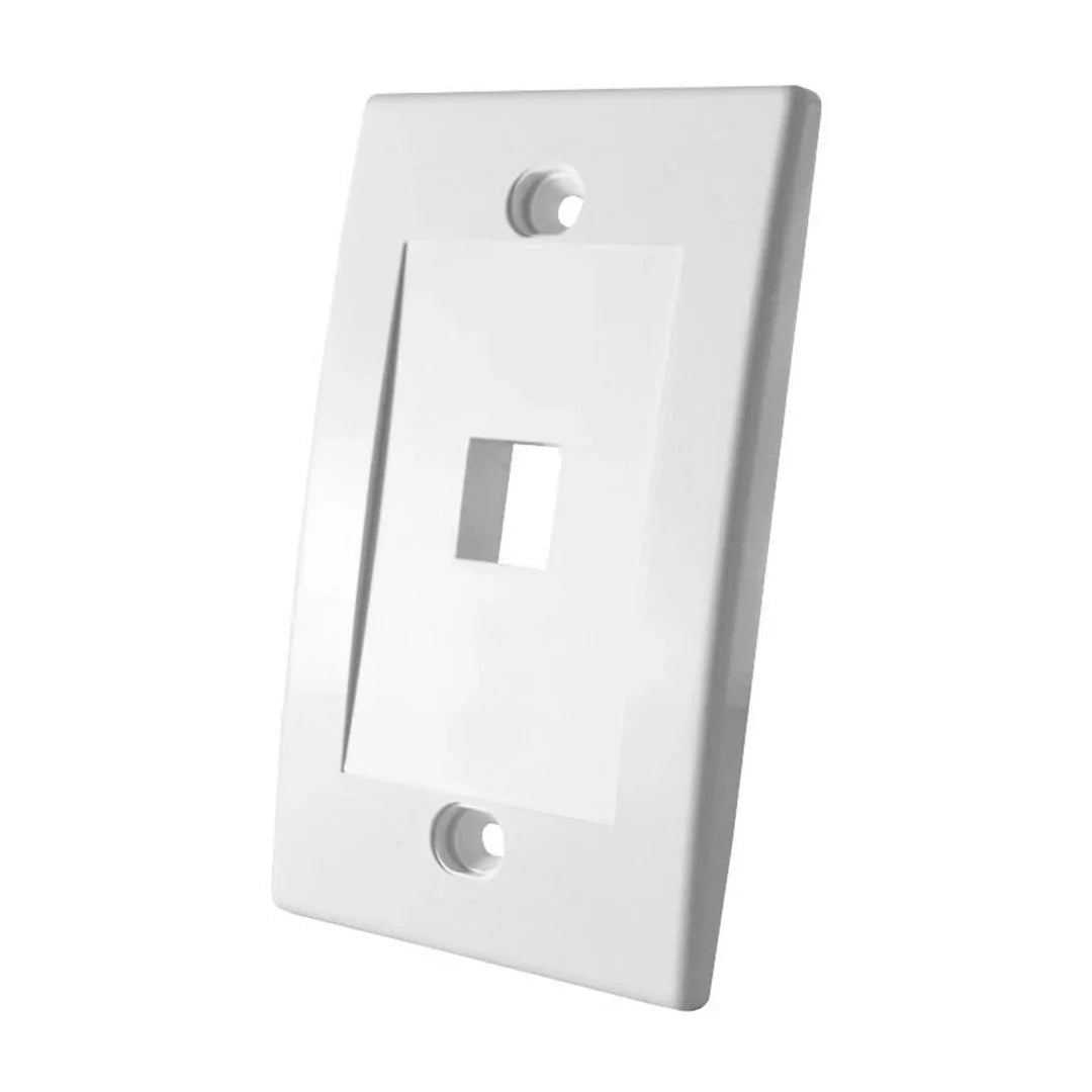 DIXON JE317A-V1/WH Faceplate Placa frontal ejecutiva 1 Puerto blanco