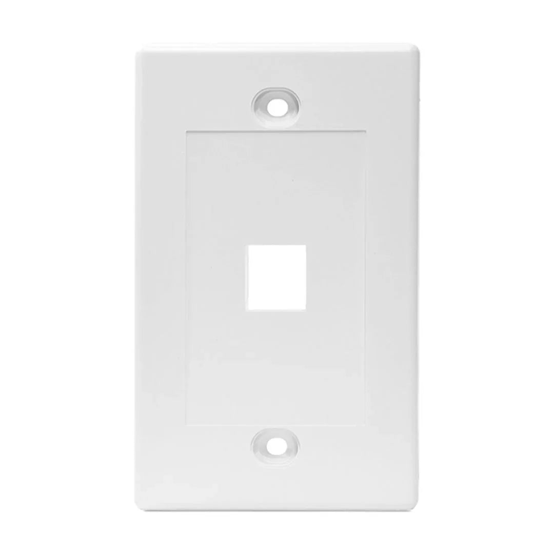 DIXON JE317A-V1/WH Faceplate Placa frontal ejecutiva 1 Puerto blanco