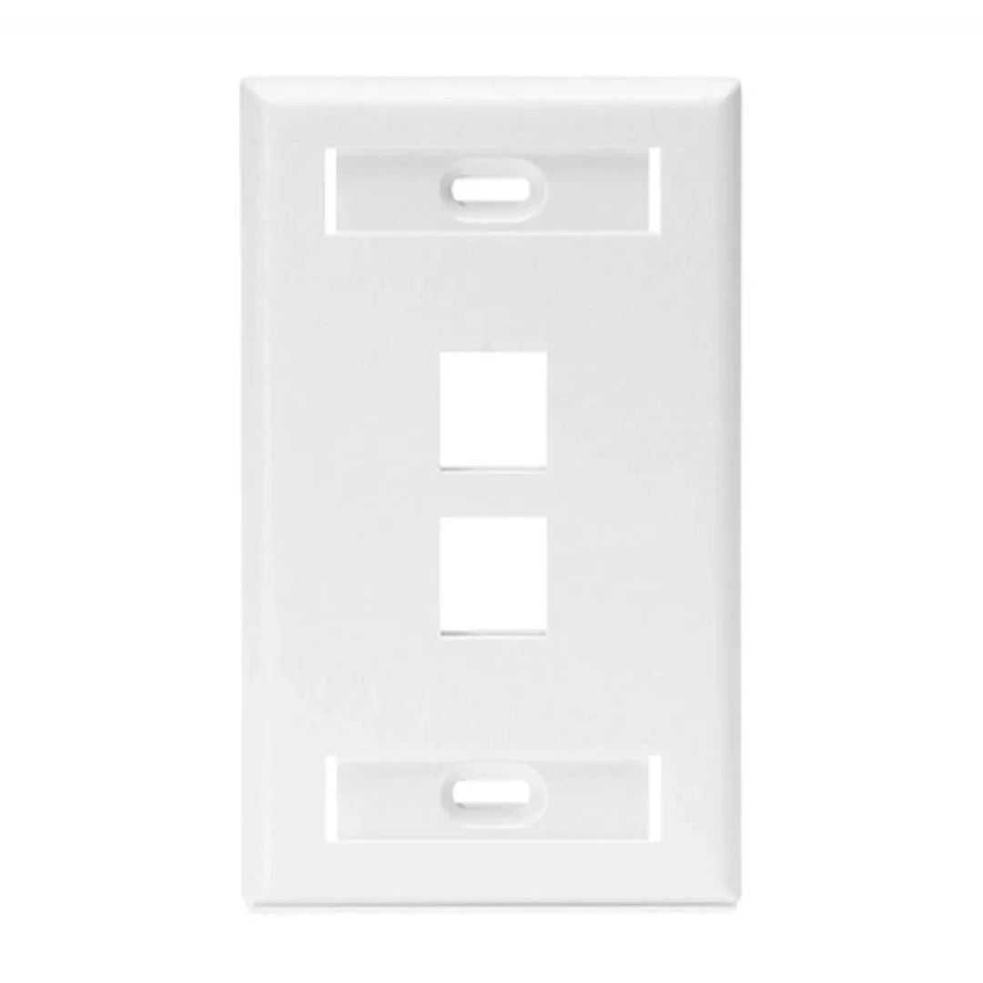 DIXON JE317A-V2/WH Faceplate Placa frontal ejecutiva 2 Puertos blanco