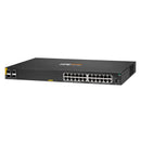 HPE JL677A ARUBA 6100 Switch 24G Class 4 POE 4SFP+ 370w