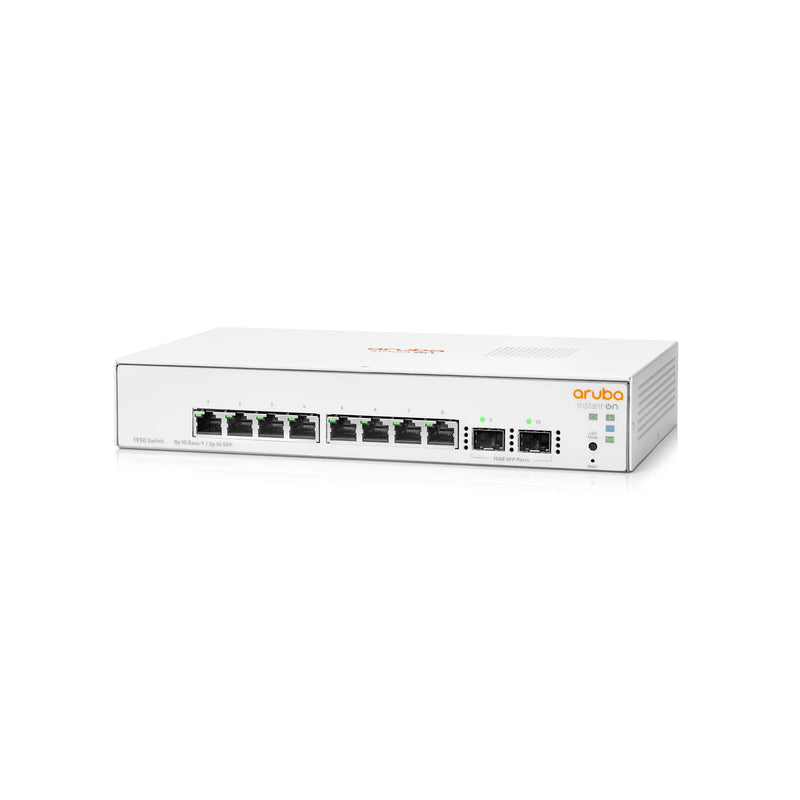 HPE ARUBA JL680A Switch de red 8 puertos Gigabit INSTANT ON 1930 2SFP