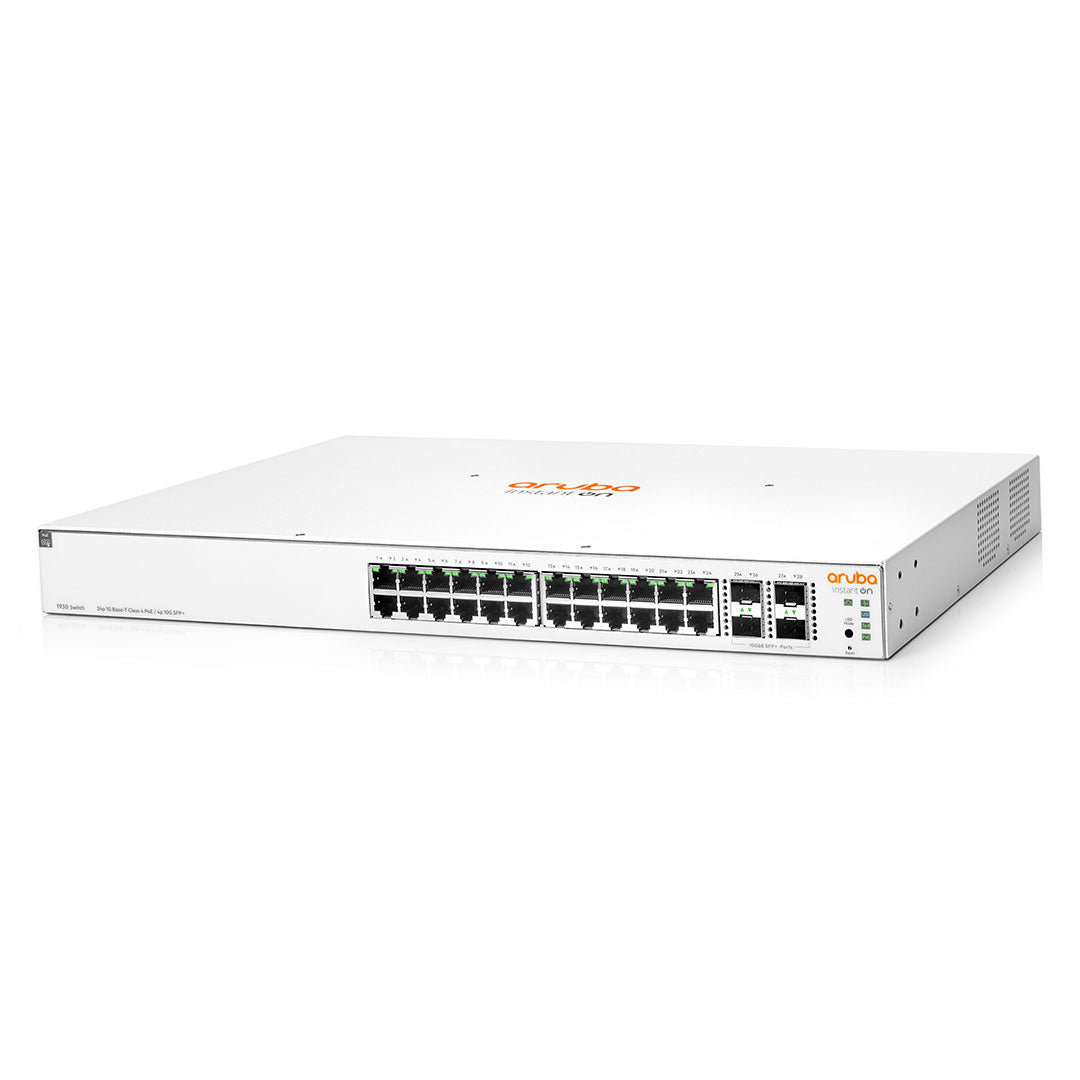 HPE ARUBA JL684B 1930 Switch PoE Administrable 24 Puertos Gigabit 370W 4SFP+