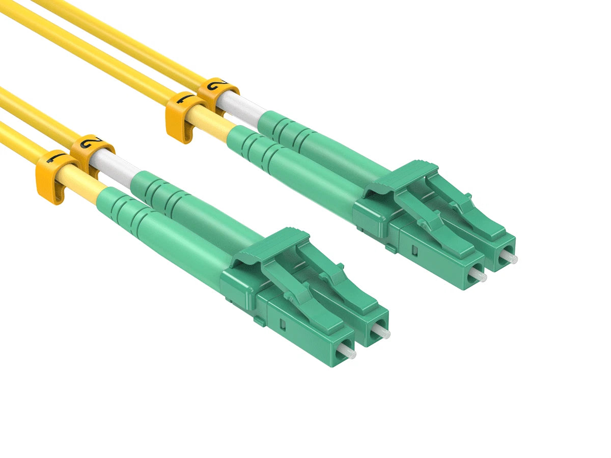 MMC JLCALCA3DOS2 Jumper Patch Cord de Fibra Optica LC-LC APC Duplex Monomodo OS2 LSZH 3m
