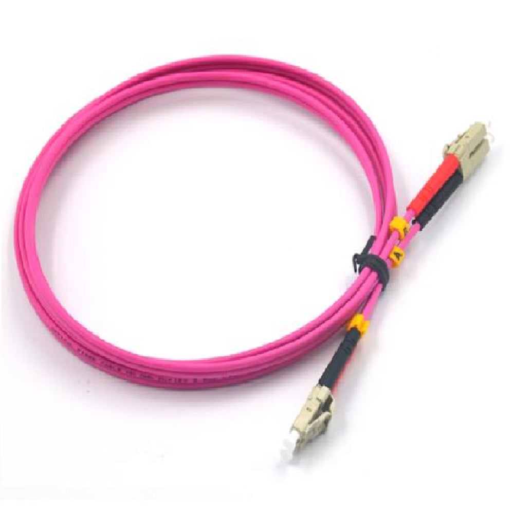 MMC JLCLC2DMUL50OM4 Patch Cord de FO LC-LC dúplex OM4 LSZH multimodo x 2mts