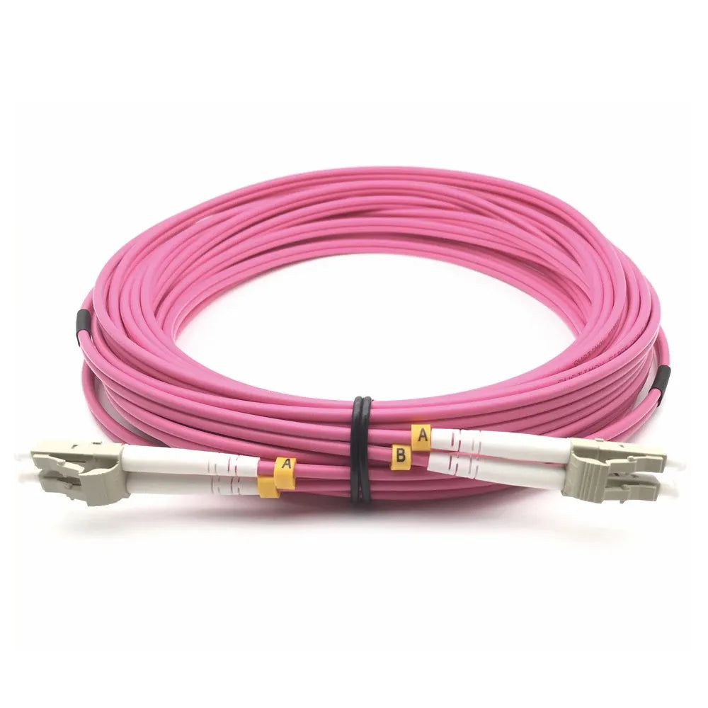 MMC JLCLC2DMUL50OM4 Jumper Patch Cord de Fibra Optica LC-LC Duplex Multimodo OM4 LSZH 2m