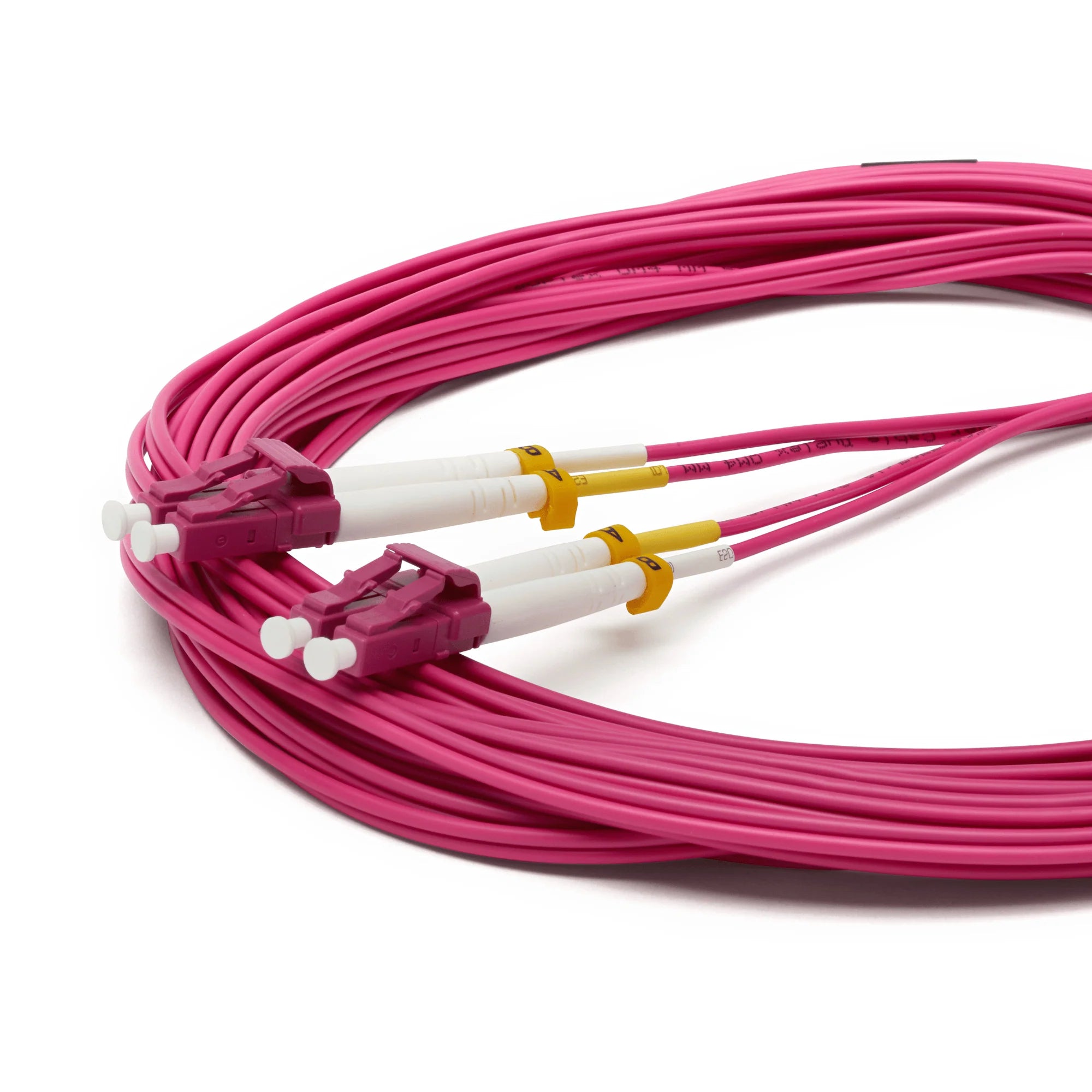 MMC JLCLC2DMUL50OM4 Jumper Patch Cord de Fibra Optica LC-LC Duplex Multimodo OM4 LSZH 2m