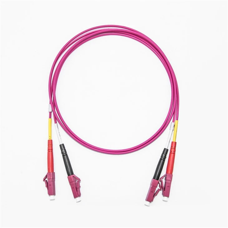 MMC JLCLC2DMUL50OM4 Jumper Patch Cord de Fibra Optica LC-LC Duplex Multimodo OM4 LSZH 2m