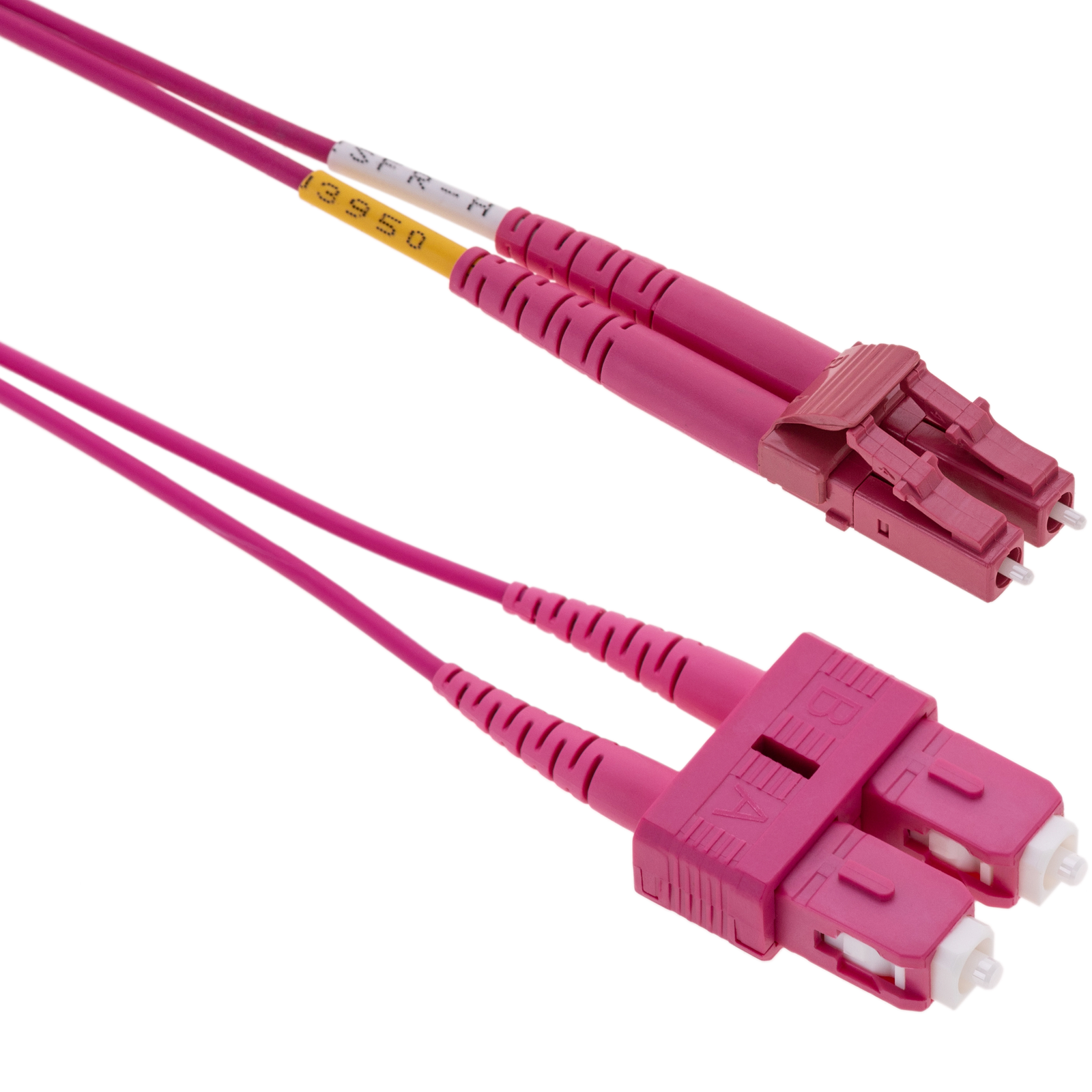 MMC JLCSC2DMUL50OM4 Jumper Patch Cord de Fibra Optica LC-SC UPC Duplex Multimodo OM4 LSZH 2m