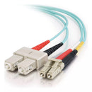 MMC JLCSC3DMUL50OM3 LC-SC duplex OM3 LSZH multimode FO patch cord x 3m 