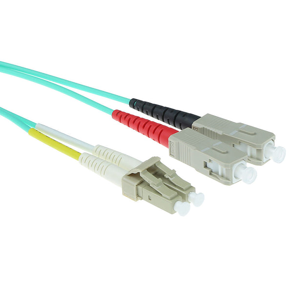 MMC JLCSC5DMUL50OM3 Patch cord de FO LC-SC dúplex OM3 LSZH multimodo x 5mts