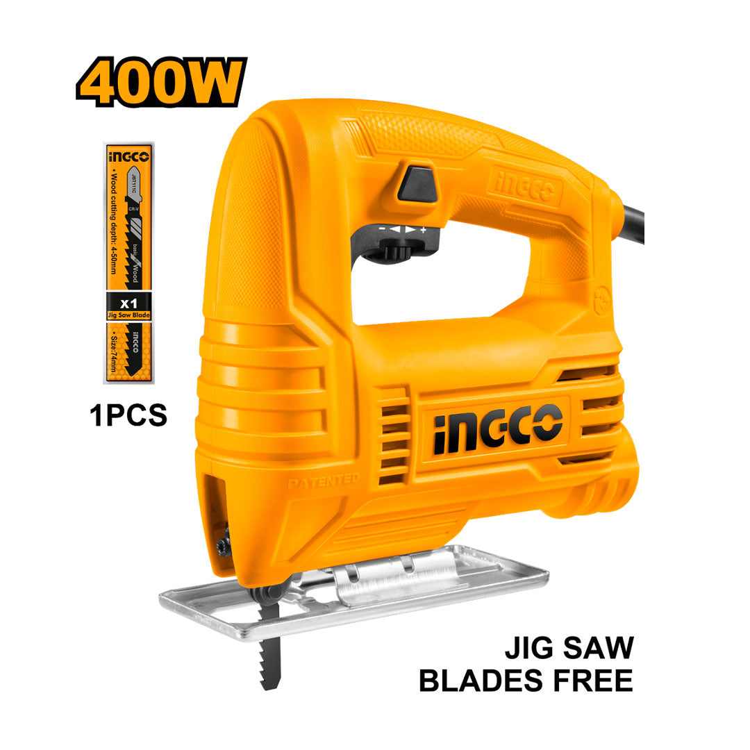 INGCO JS400285 Sierra caladora 400w + cuchilla