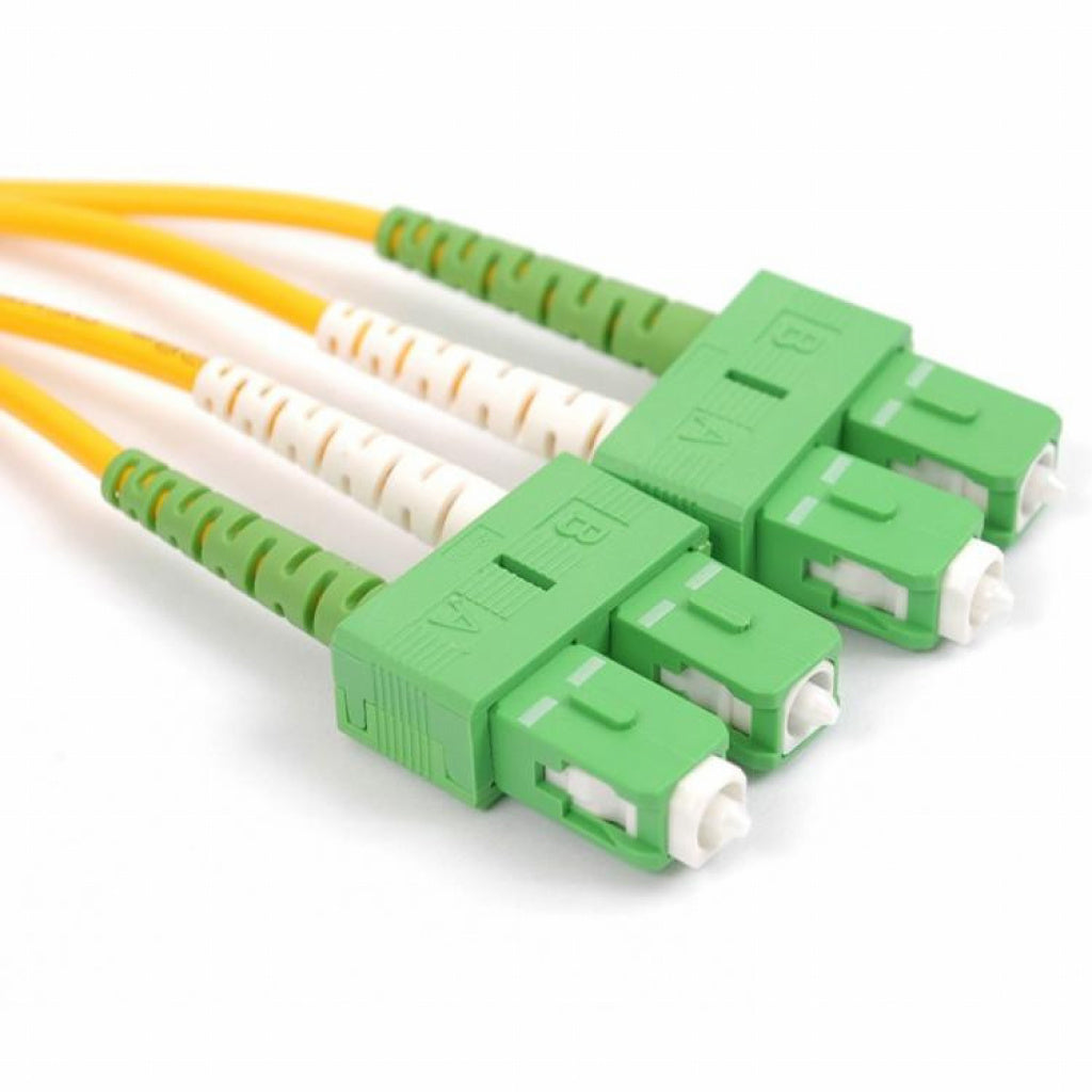 MMC JSCASCA10DOS2 Jumper Patch Cord de Fibra Optica SC-SC APC Duplex Monomodo OS2 LSZH 10m