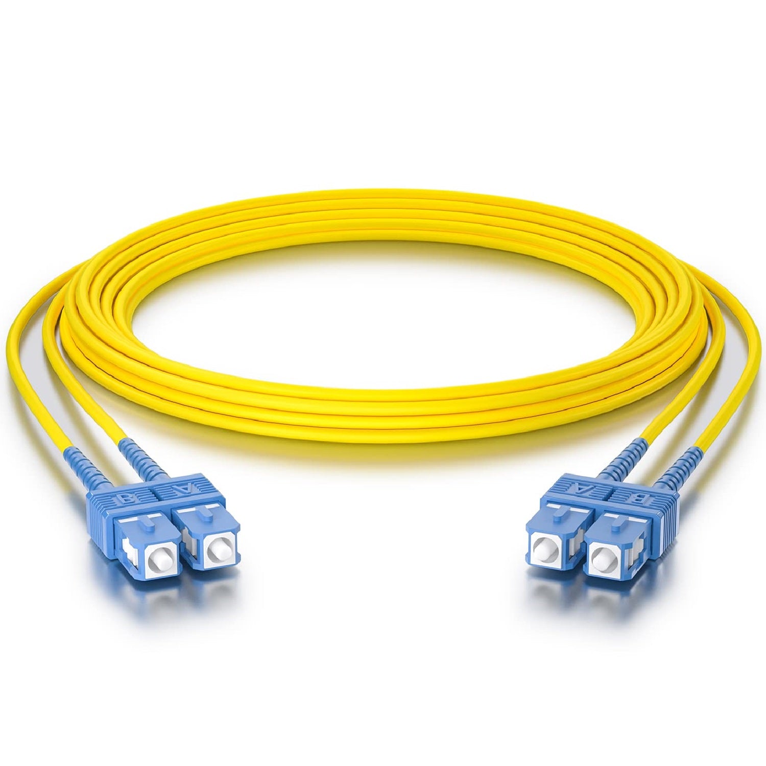 MMC JSCSC10DMONO Jumper Patch Cord de Fibra Optica SC-SC UPC Duplex Monomodo OS2 LSZH 10m