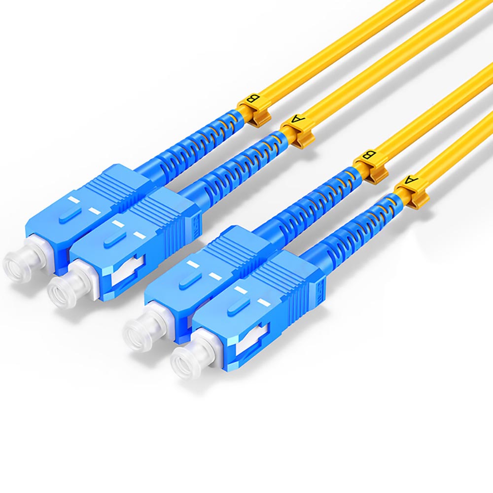 MMC JSCSC10DMONO Jumper Patch Cord de Fibra Optica SC-SC UPC Duplex Monomodo OS2 LSZH 10m