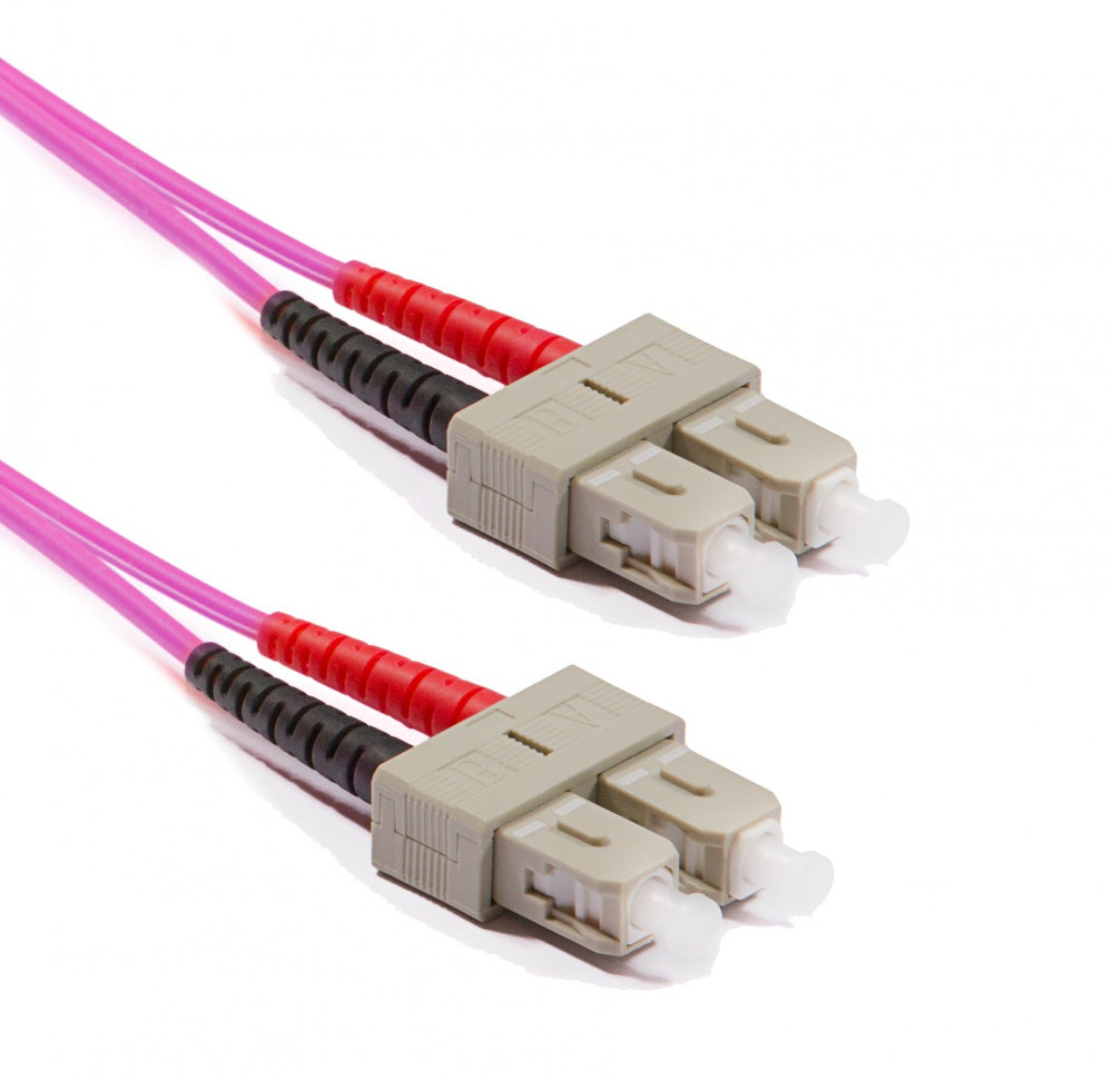 MMC JSCSC10DMUL50OM4 Patch Cord de Fibra Optica SC-SC UPC Duplex OM4 Multimodo LSZH 10m