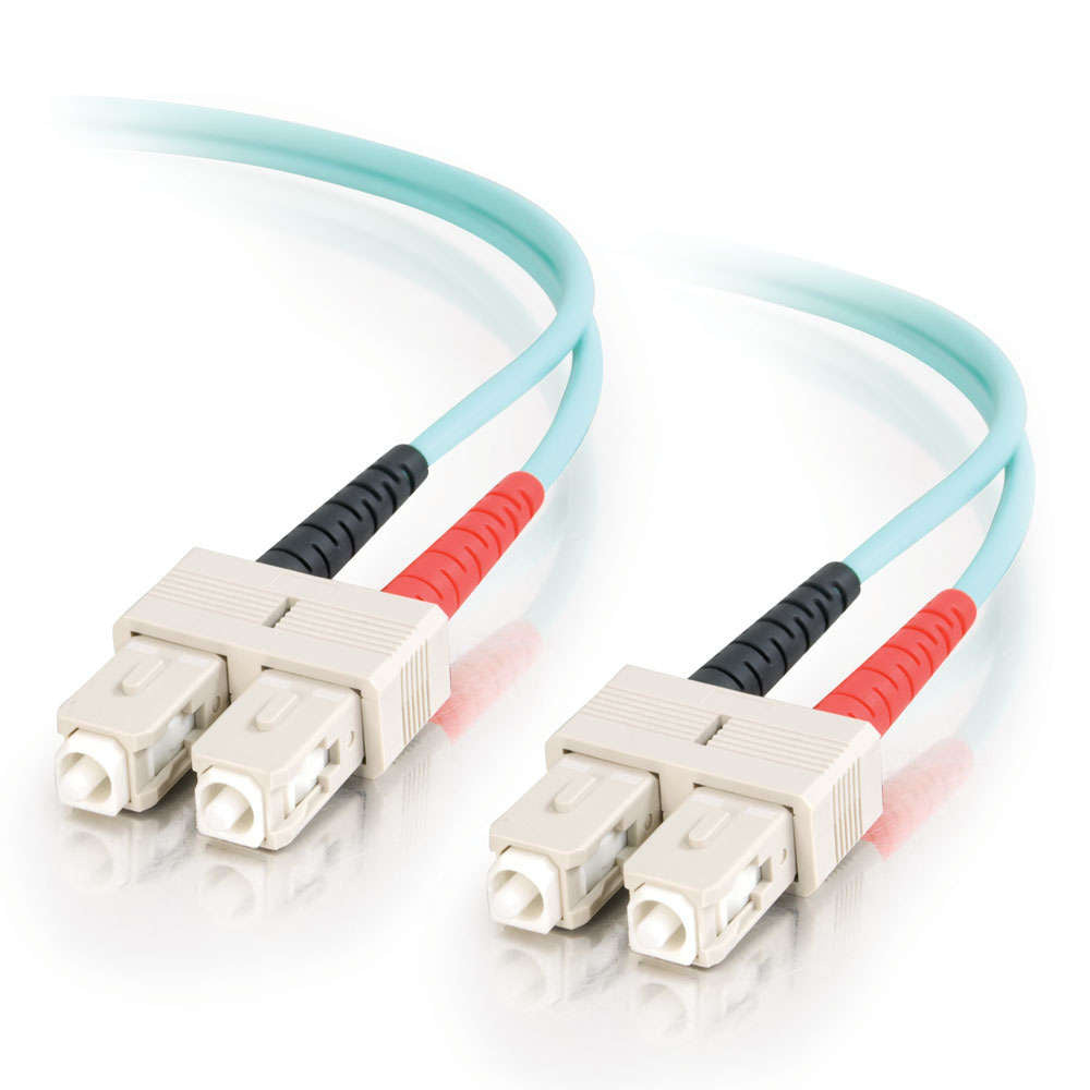 MMC JSCSC2DMUL50OM3 Jumper Patch Cord de Fibra Optica SC-SC UPC Duplex Multimodo OM3 LSZH 2m