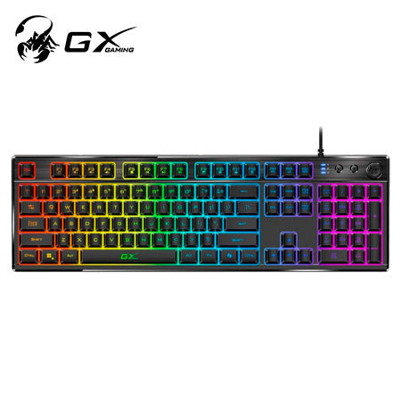 GENIUS SCORPION K7 Teclado Gaming AI Copilot RGB 19 Teclas Anti-Ghosting Macro USB SP - Negro 31310054401