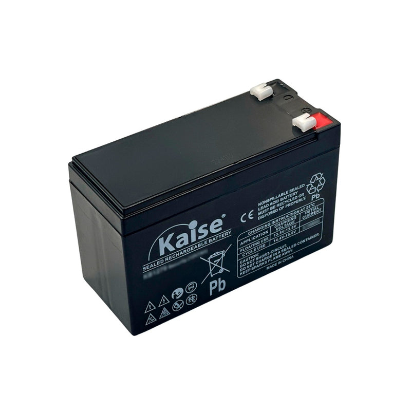 KAISE KB1290 Batería Seca 12V 9Ah AGM recargable para UPS SAI, Multiuso