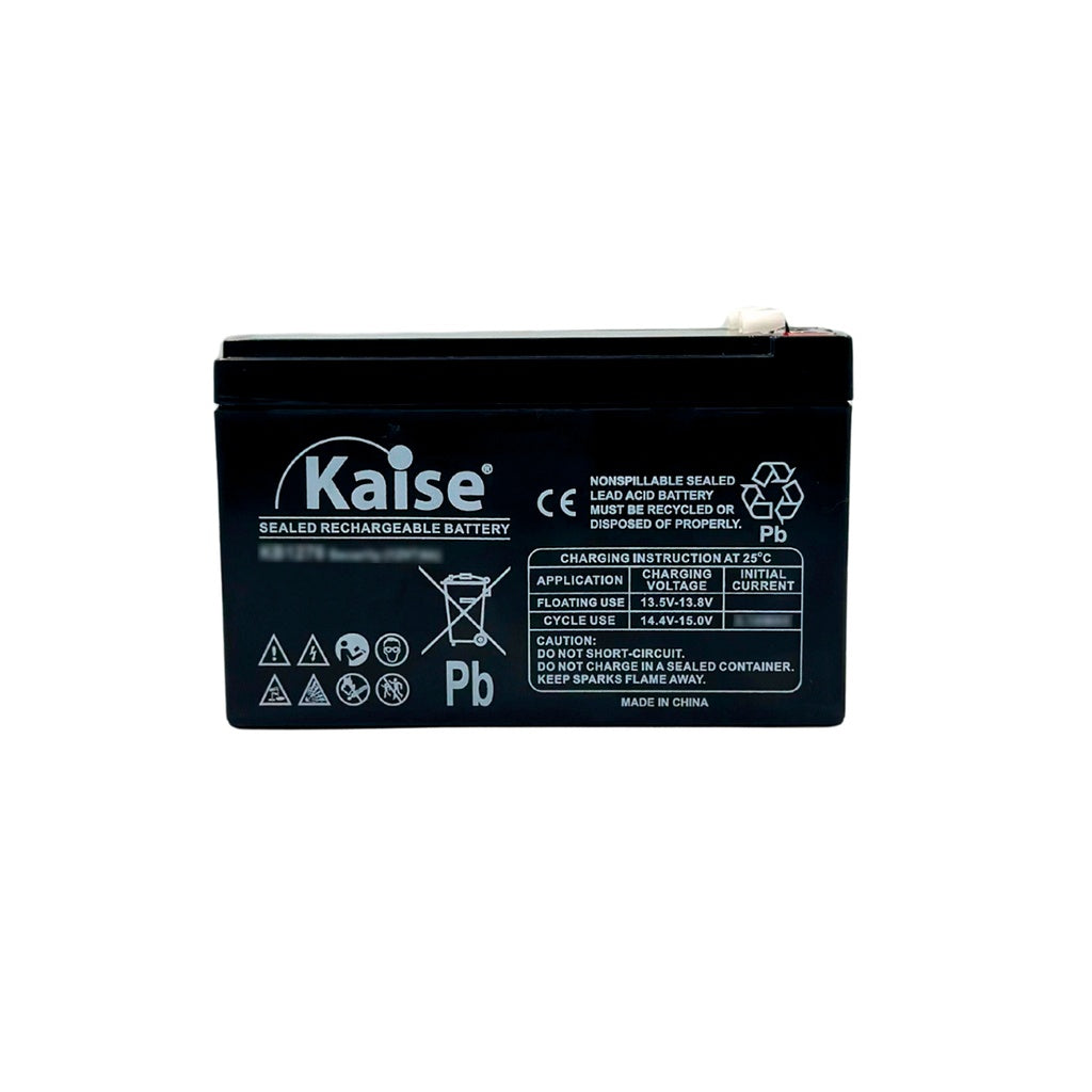 KAISE KB1290 Batería Seca 12V 9Ah AGM recargable para UPS SAI, Multiuso