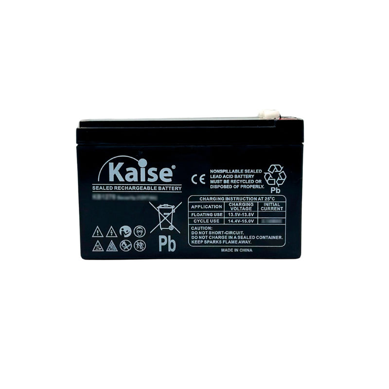 KAISE KB1290 Batería Seca 12V 9Ah AGM recargable para UPS SAI, Multiuso