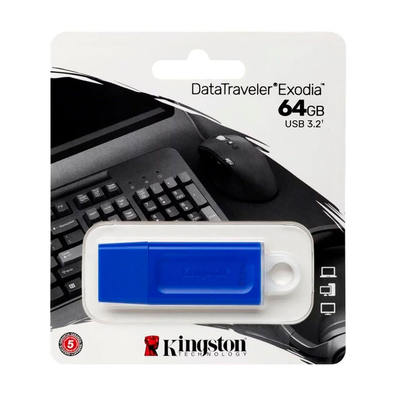 KINGSTON KC-U2G64-7GB Memoria USB 3.2 64GB Exodia