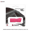 KINGSTON KC-U2L128-7LN Memoria Flash, USB, DataTraveler Exodia M, 128GB, interfaz: USB 3.2 Gen1, Rosado