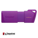 KINGSTON KC-U2L128-7LP Memoria Flash, USB, DataTraveler, Exodia M, 128GB, interfaz: USB 3.2 Gen1, Morado