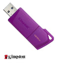 KINGSTON KC-U2L128-7LP Memoria Flash, USB, DataTraveler, Exodia M, 128GB, interfaz: USB 3.2 Gen1, Morado