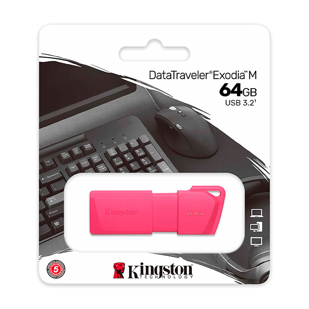 KINGSTON KC-U2L64-7LN EXODIA M Memoria USB 3.2 64GB