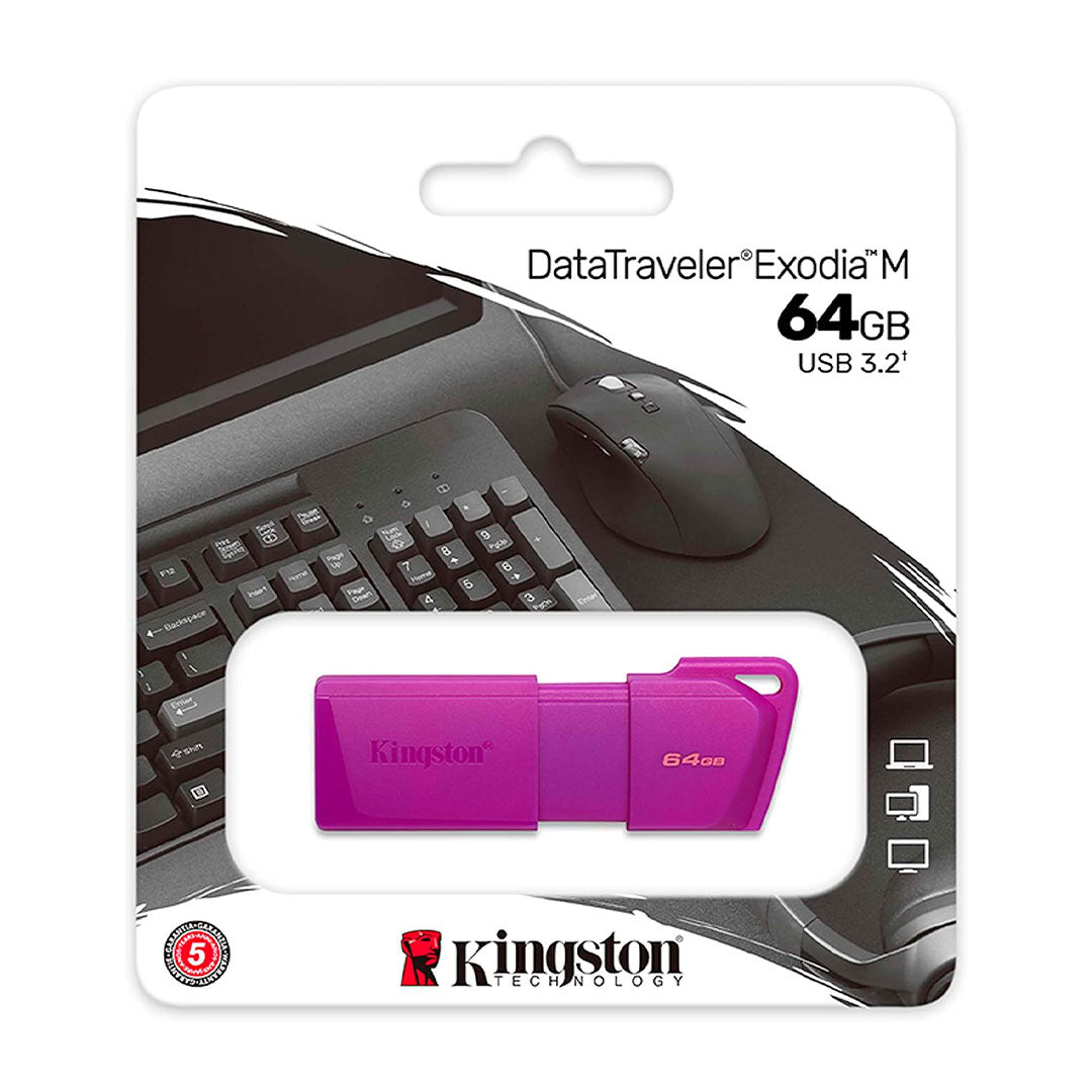 KINGSTON KC-U2L64-7LP EXODIA M Memoria USB 3.2 64GB