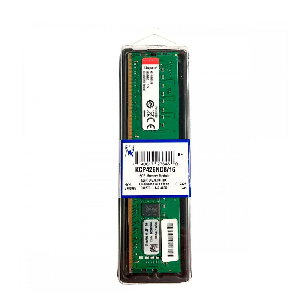 KINGSTON KCP426ND8/16 Memoria RAM 16GB DDR4 2666MHz