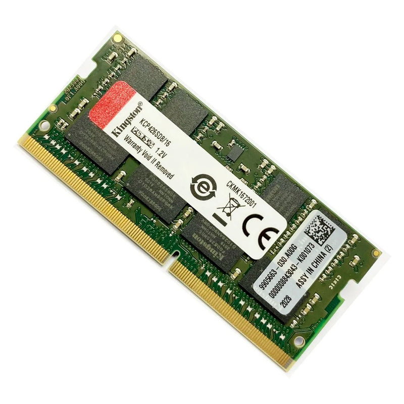 KINGSTON KCP426SD8/16 - Memoria Ram SODIMM Kingston 16GB DDR4-2666 MHz CL19 non-ECC 1.2V.