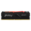 KINGSTON KF432C16BBA/8 - MEMORIA DDR4 8GB 3200MHZ FURY BEAST BLACK RGB