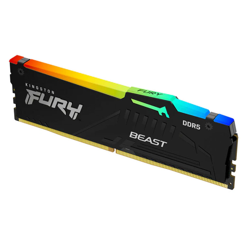 KINGSTON KF552C40BBA-16 - Memoria Ram Kingston Fury Beast 16GB DDR5-5200MHz PC5-41600 CL40 1.25V 288-Pin XMP 3.0 RGB