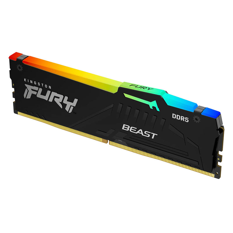 KINGSTON KF552C40BBA-8 - Memoria Ram Kingston Fury Beast 8GB DDR5-5200MHz PC5-41600 CL40 1.25V 288-Pin XMP 3.0 RGB