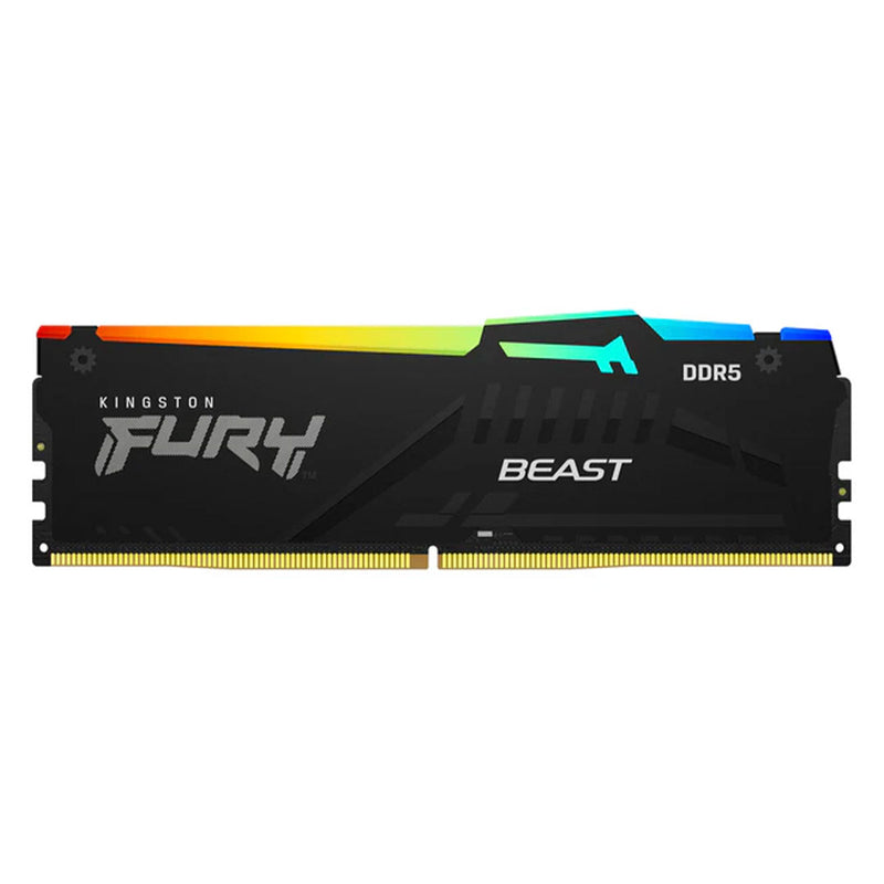 KINGSTON KF556C40BBA-16 - Memoria Ram Kingston Fury Beast 16GB DDR5-5600MHz PC5-44800 CL40, 1.25V, 288-Pin XMP 3.0 RGB