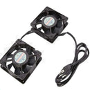 GEN-VENT-4 Kit de 4 Ventiladores 12x12cm 12v