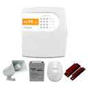 HAGROY KIT-HSP8-CAB Wired Kit: P8, 4amp Battery, 30w Siren, Pir and Magnetic Contact