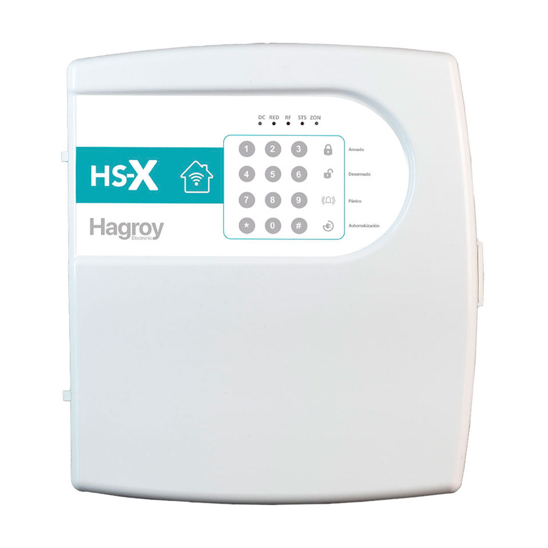 HAGROY KIT-HSX-IN Kit de Alarma Inalámbrico: HS-X, Batería, Pir, Magnético, Sirena y Llavero APP iHagroy