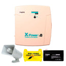 Kit de cerca HAGROY KIT-XPOWERI8SIR: Xpower i8, sirene de 30 W, bateria de 4 A e sinal