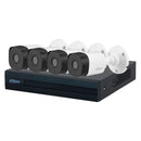 DAHUA KITXVR1B04-I+4B1A21 DVR de 4 canais e 2 megapixels Cooper-I WizSense Kit com IA, compressão H.265+, 4 câmeras B1A21 1080p, 4 canais + 1 IP ou até 5 IP