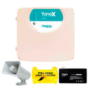 HAGROY HGYANEX1600 Kit de cerco: Yanex 800, Batería 4amp, Sirena 30w y Letrero
