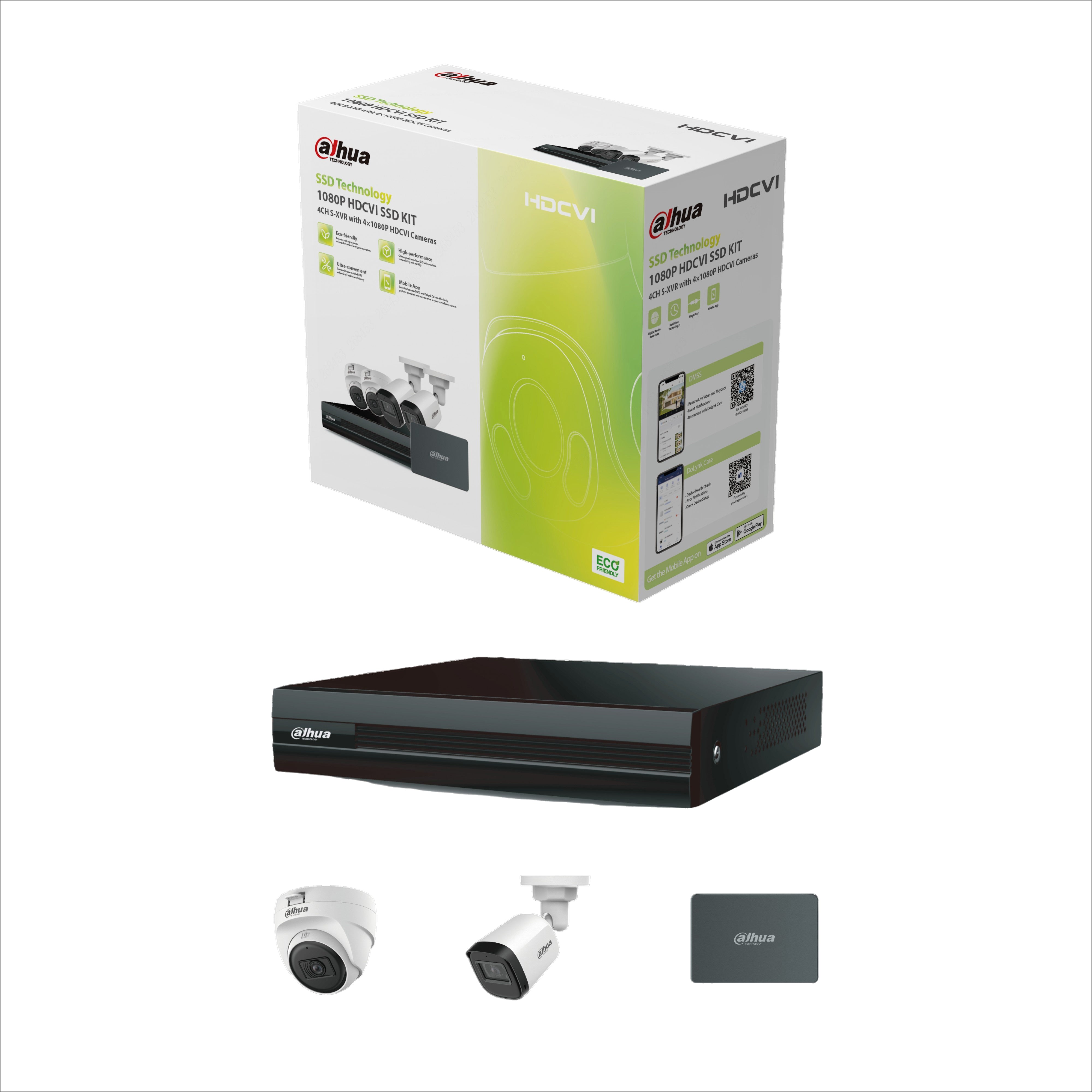 DAHUA KIT/XVR1B04-I/4-B1A21N-0360B