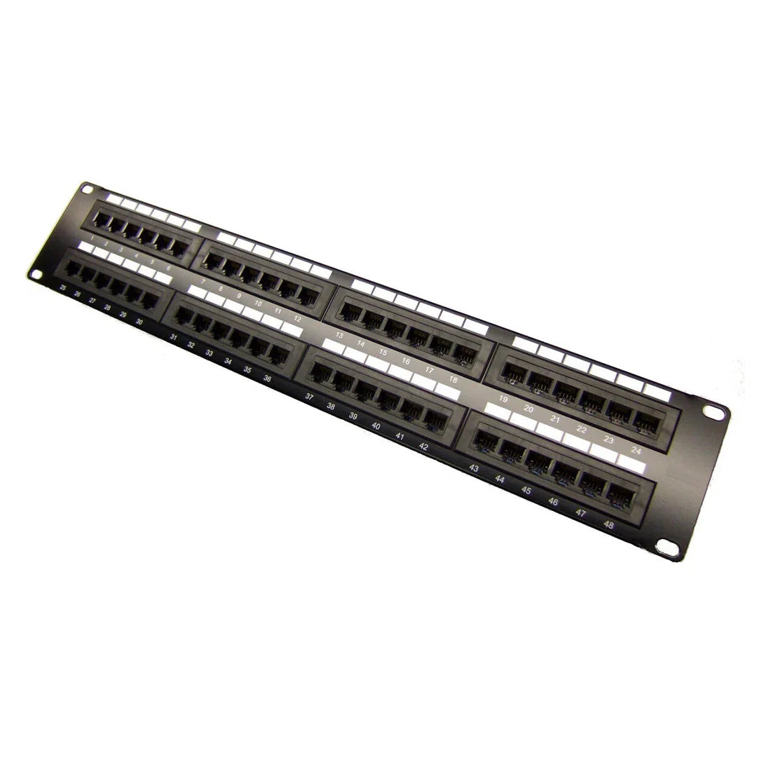 DIXON KJ-P48-M Patch panel Cat 6 modular 48 Puertos vacío