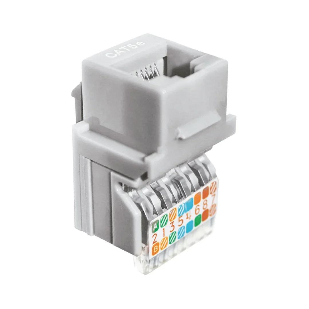 DIXON KJ7-CE-US/WHN Jack RJ45 Cat 5e blanco a presión